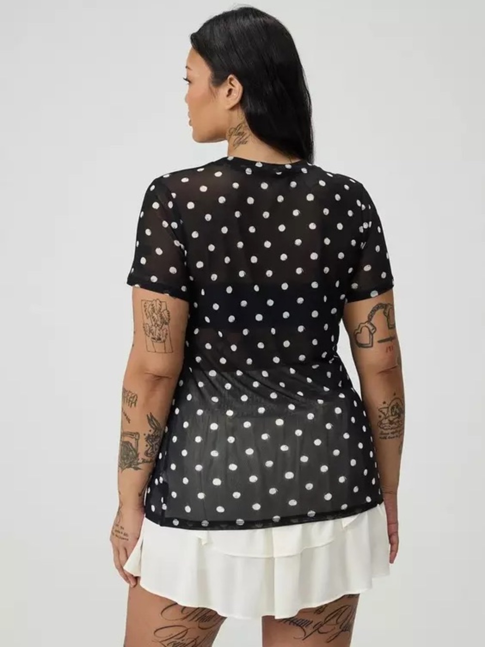 Torrid Mesh Layering Tee - Picture 3 of 3